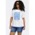 ONLY CARMAKOMA T-shirt met backprint wit