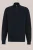 WE Fashion – Heren regular fit trui met quarter-zip – Regular fit – Donkerblauw – Katoen –