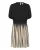 CULTURE Jurk ‘Cain’  beige / zwart
