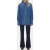 Closed Boxy Long Sleeve Shirt Dark Blue