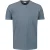 No Excess T-shirt Crewneck Solid Relief Jacquard Washed Blue