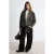 TRENDYOLMİLLA Dames Groen Effen Oversized Jassen