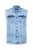 Men Plus Bodywarmer  blauw denim