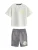 smALLSAINTS Set  grijs / lichtgroen / offwhite