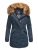 Marikoo dames winterparka met afneembare imitatiebontkraag & capuchon