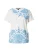 COMMA Shirt  duifblauw / lichtblauw / wit
