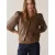 Summum imitatieleren top – bruin