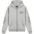 Malelions Junior Relaxed Lifestyle Zip Hoodie | Grey Melange