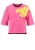 Key Largo Sweatshirt ‘Move On’  geel / lichtroze