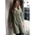 Street One Studio Dames Corduroy jurk met volant in Groen