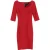 Roland Mouret crêpe midi-jurk in rode viscose