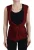 Dolce & Gabbana Bordeaux Zijde Stretch Top Vest Dames Blouse