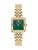 FURLA Analoog horloge ‘Diamante’  goud / donkergroen