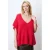 Grace & Mila gebreide trui met wol – rood