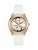 GUESS Analoog horloge ‘G Twist’  rose-goud / wit