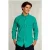 River Woods Custom Fit Green Poplin Shirt