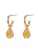 Hey Happiness Oorbellen ‘November Birthstone’  rose-goud