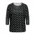ONLY CARMAKOMA rechtvallende top Plus Size met zebraprint – zwart