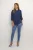 T-shirt met lange mouwen Regular fit Midnight Marine