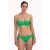 Cyell strik bikinibroekje met lurex groen
