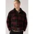 Levi’s teddy geruite teddyjas – donkerrood