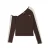 PUMA Shirt ‘T7’  chocoladebruin / wit
