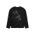Aeden oversized longsleeve met backprint – zwart