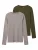 TWO SOON Shirt  grijs / groen