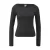 T-shirt lange mouwen raglan slim fit met studs voor vrouwen QS