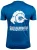 Heren Fitness Functioneel T-shirt met Logo Sport Outdoor Blauw