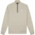 Malelions Sport Logo Raglan Half Zip Sweater | Beige