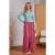 Eliza pantalon in bordeauxrood