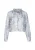 DreiMaster Vintage Blouse ‘Vintage’  lichtblauw / wit