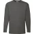 Fruit of the Loom Heren Valueweight Heather T-shirt met lange mouwen (Licht Grafiet)