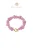 Rose & Camellia Armband | Rose Pebble