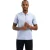 No Excess Pullover short sleeve polo zip mela blue