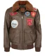 Top Gun leren jas TG20201007