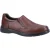 Hush Puppies Matthew Leer Heren Bruin Loafers