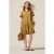 Oltre Shirtdress With Ruffle Green