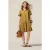 Oltre Shirtdress With Ruffle Green