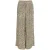 VILA wide leg regular waist casual broek met paisley print ecru