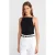 Slim-Fit Halterhals Jersey Blouse