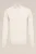 WE Fashion – Heren Slim fit trui met rits – Slim Fit – Gebroken wit – Katoen –
