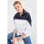 Overmaatse Kleurblok Poplin Shirt
