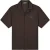 Malelions Men Diagonal Seersucker Shirt | Dark Brown