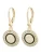 DKNY Oorbellen  goud / zwart / transparant