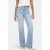 ONLY Onltess Mw Flare Braided Dnm flared jeans light blue denim