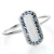 Orphelia ‘Malaga’ Dames 925 Sterling Zilveren Ring – Zilver ZR-7573