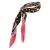 Sarlini bandana met panterprint roze