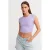 Slim Fit Crop Jersey Blouse